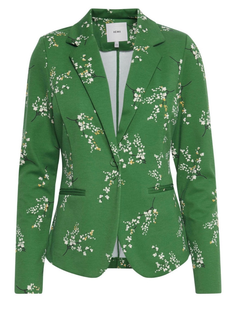 ICHI Emerald Floral Blazer